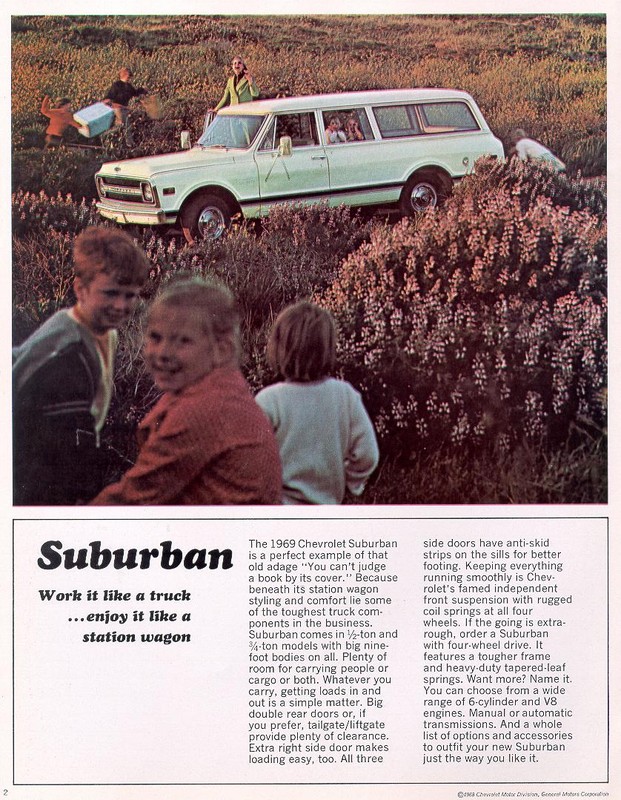 1969 Chevrolet Suburban Brochure Page 7